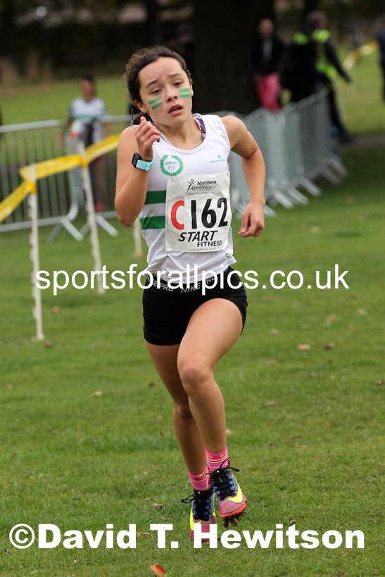 Girls under-15s Northern Cross Country Relays, Graves Park, Sheffield. Photo: David T. Hewitson/Sports for All Pics